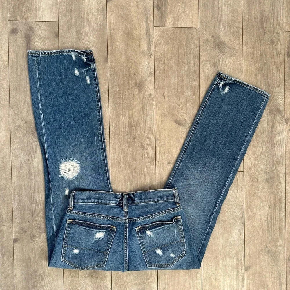 J. Crew Men’s 30x30 distressed blue jeans